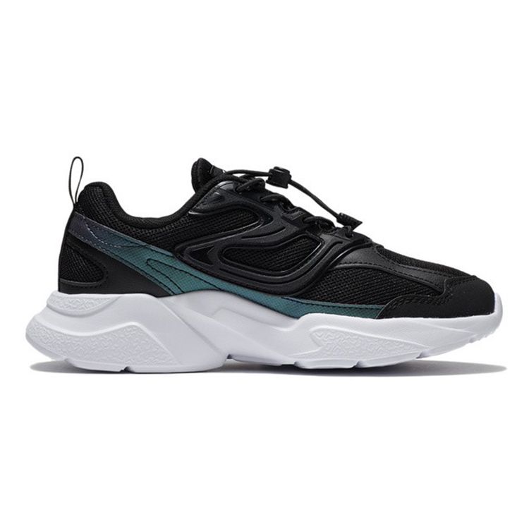 Li Ning Windbreaker Durable Low-Top Sports Casual Shoes Kids sneaker Black YKCS030-3