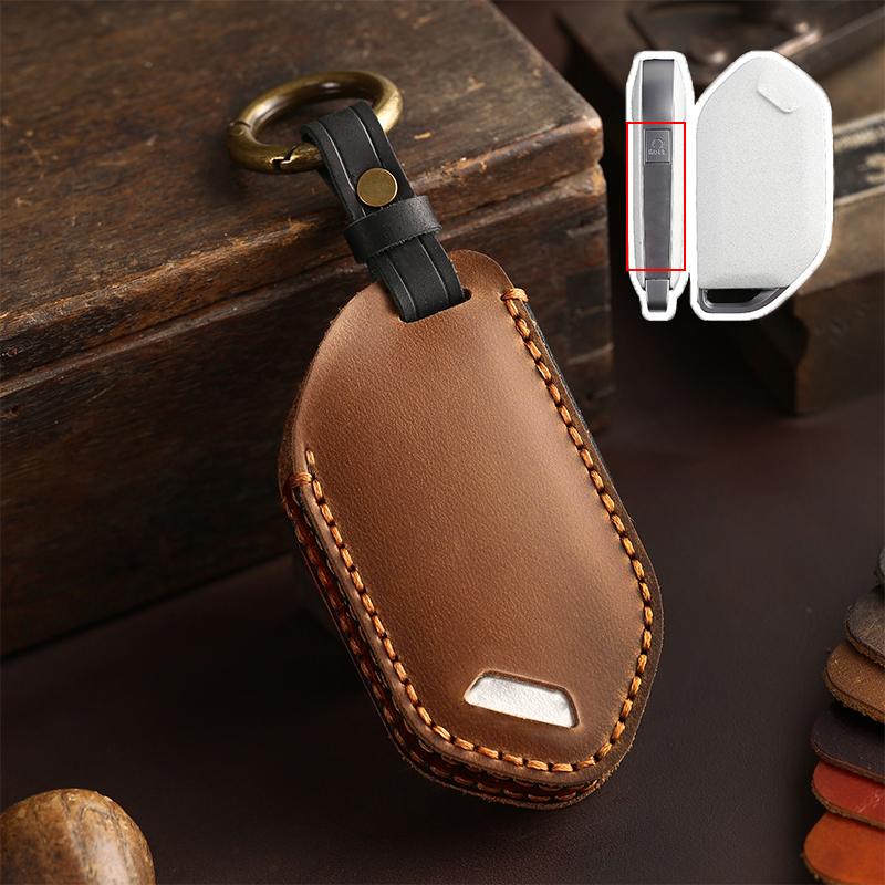 Husă Piele pentru Cheie Auto Fob Carcasă Shell pentru Kia Picanto Sorento MQ4 Carnival KA4 Morning K5 Carens EV9 Seltos 2024 2025