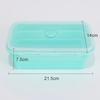 Collapsible Food Storage Containers Foldable Silicone Lunch Containers with Lids Rectangle Collapsible Bowls Round Food Bowls 2