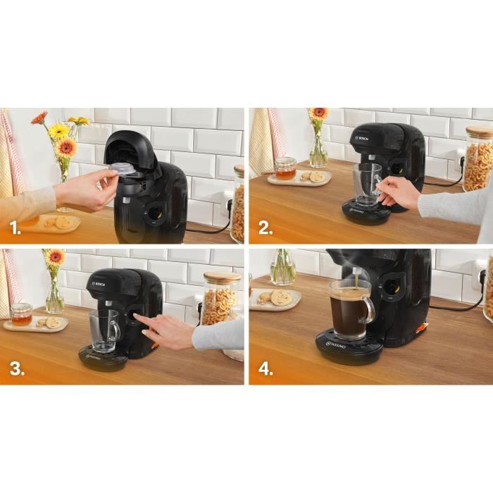 Multi-Getränke-Kaffeemaschine - BOSCH - TASSIMO - T11 Style schwarz - 1400 W