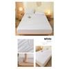 Brushed Washed Cotton Fitted Sheet, All Seasons Full Wrap Mattress Protector Cover with Pillowcase, Dustproof Anti-Dirty Bed Linen
