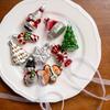 9-piece set Christmas glass shaped ball, elderly snowman, snowflake mold ball, Christmas tree creative pendant