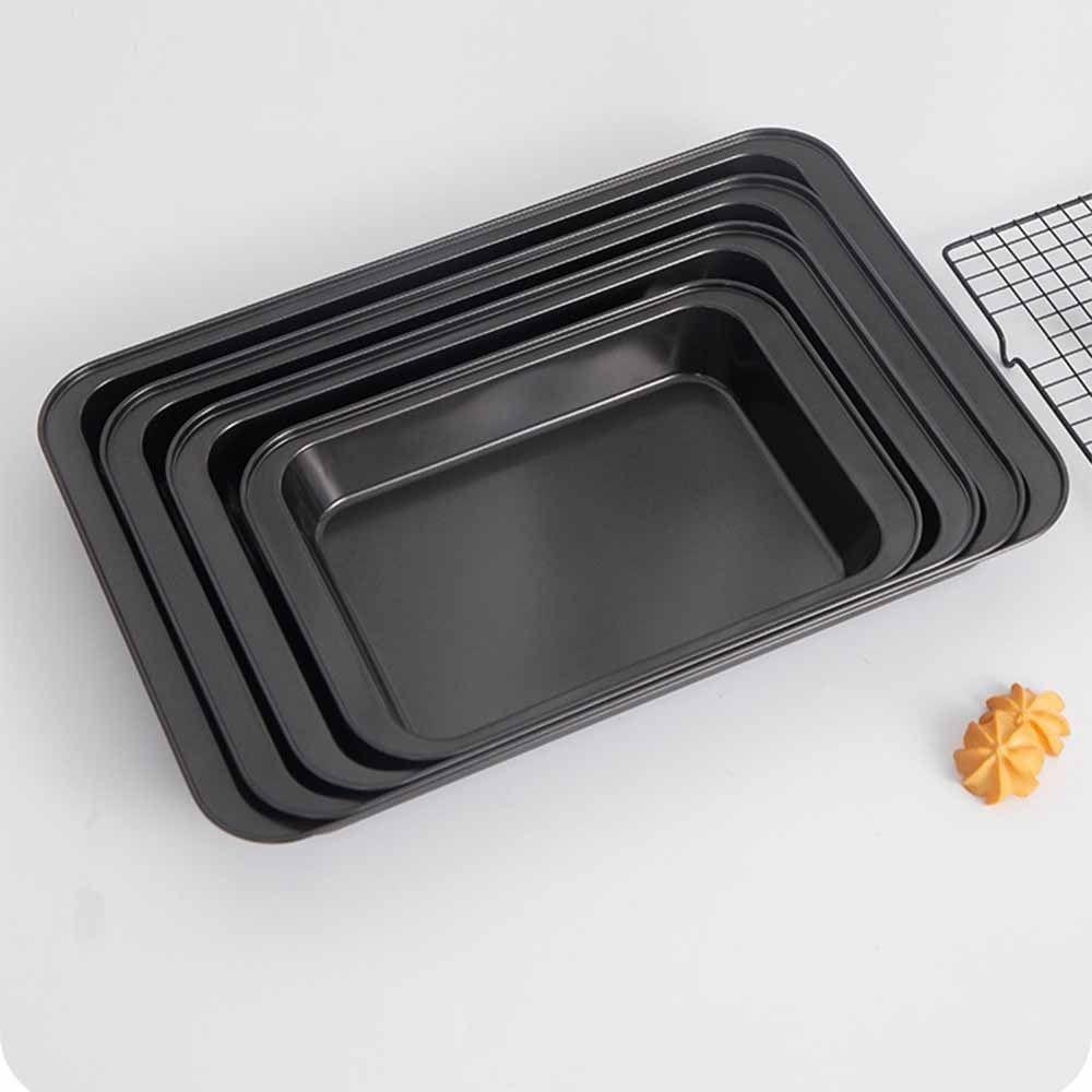 31/37/42/47cm Rectangular Baking Pan Non-Stick Cookie Sheet Easy Clean Baking Tray  Kitchen Use