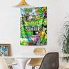 Plants Vs Zombies Aesthetic Tapestry Rustic Farmhouse Great For Reading Corner Dorm Wall Bedroom Four Seasons Vintage Wall Art