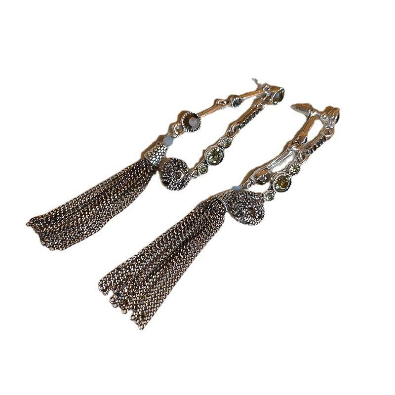 Retro Earrings Design Sense Personality Versatile Earrings Earrings Ethnic Style High-end Temperament Earrings