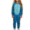 Matching Family Outfits - Striped Print Family Matching Hooded Zip-Up Onesie Loungewear
