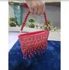 Red Bridal Bag Designer Ladies Purse Embroidered Wedding Clutch Bridesmaid Gift for Her Affordable Birthday Gift for Mom Friend Sister
