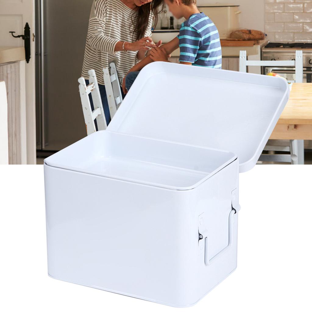 Multifunktionaler 2-lagiger Aufbewahrungs-Organizer für die Familienmedizinbox für den Notfall im Haushalt