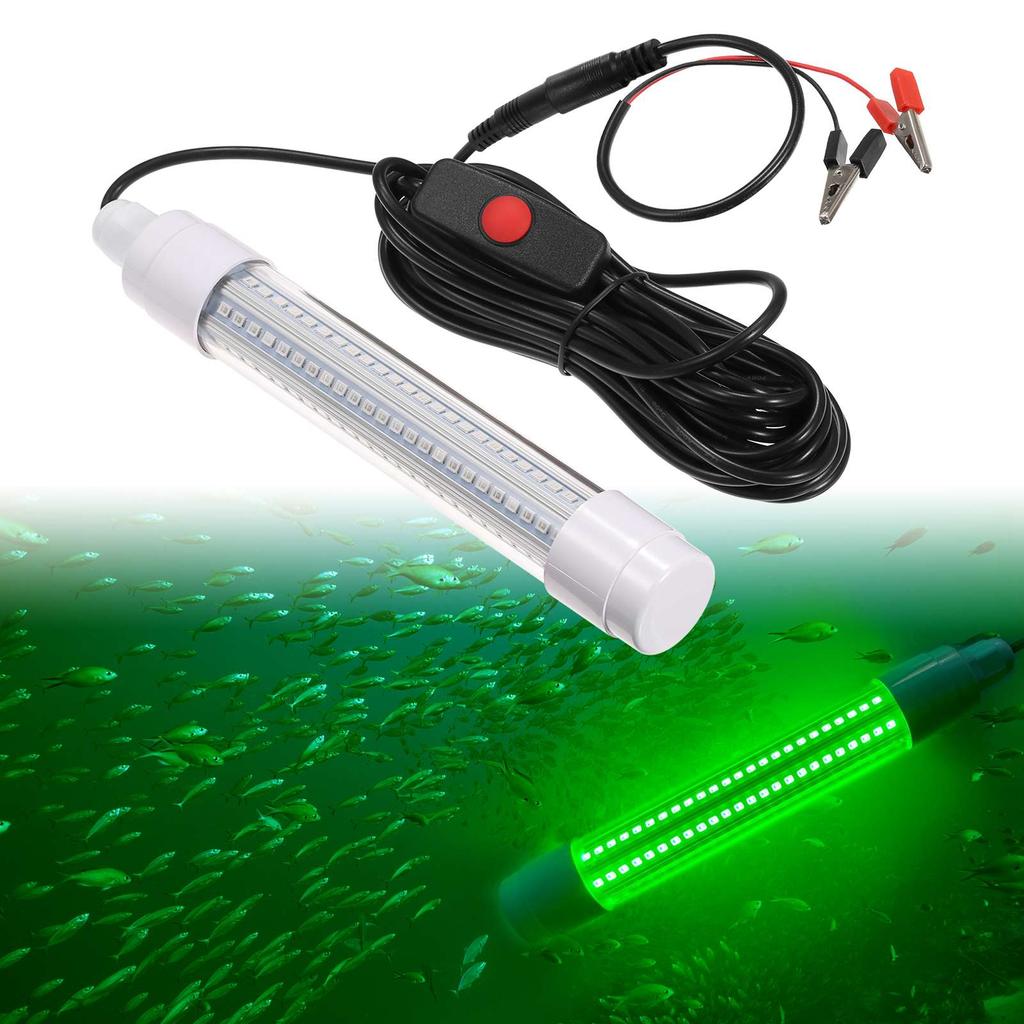 144 LED Submersible Fishing Light Underwater Fish Finder Lamp Night Fishing Lure Bait Light Fish Attracting Light