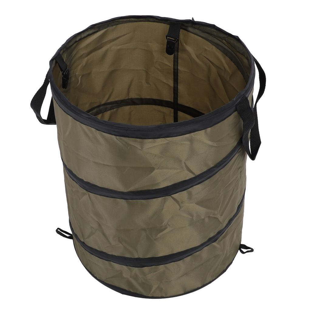 37L Medium Size Camping Trash Can Folding Storage Bin Portable Trash Can for Picnic Camping Outdoor
