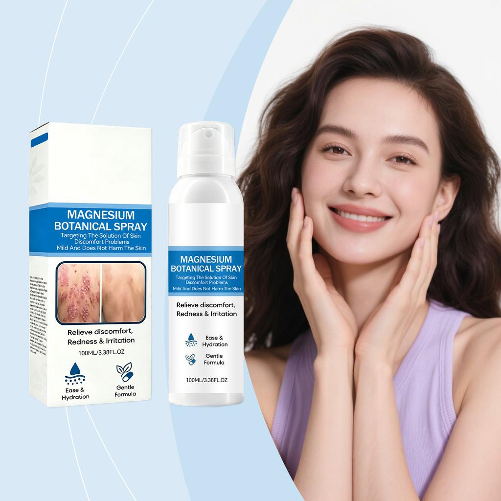 Hydraterende Magnesium Spray Zacht voor de Huid Verfrissend Absorbeerbaar Roodheid Verlichting Dagelijkse Huidverzorging Hydraterende Glans Minerale Gezichtsmist