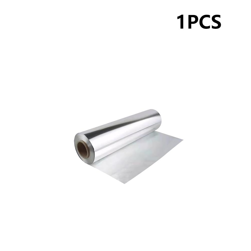 1-5Pack Food Grade Aluminum Foil Paper Disposable Tin Foil Roll Air Fryer Tin Foil Barbecue Oven Baking Paper Kitchen Gadgets