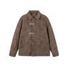QIYOU 2026 Spring Retro Metal Buckle Jacket for Men & Couples - Trendy Design