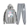 Chainsaw Man Couples Hoodie Sweatpants Set Long Sleeve Casual Outfit Men Women