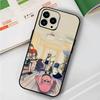 Anime Bocchi The Rock For IPhone 15 16 14 Plus 13 12 11 17 Pro Max 17 Air Black Soft Phone Cover