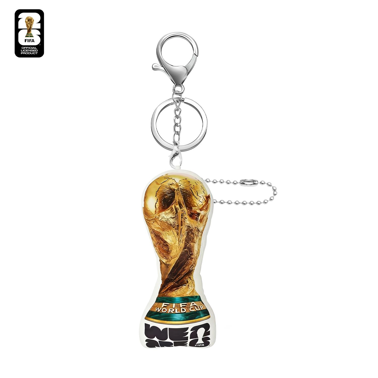 2026 FIFA World Cup Official Authentic Football World Cup Theme Plush Trophy Pillow Set, Multi-functional 4 Sizes Soccer Cushion