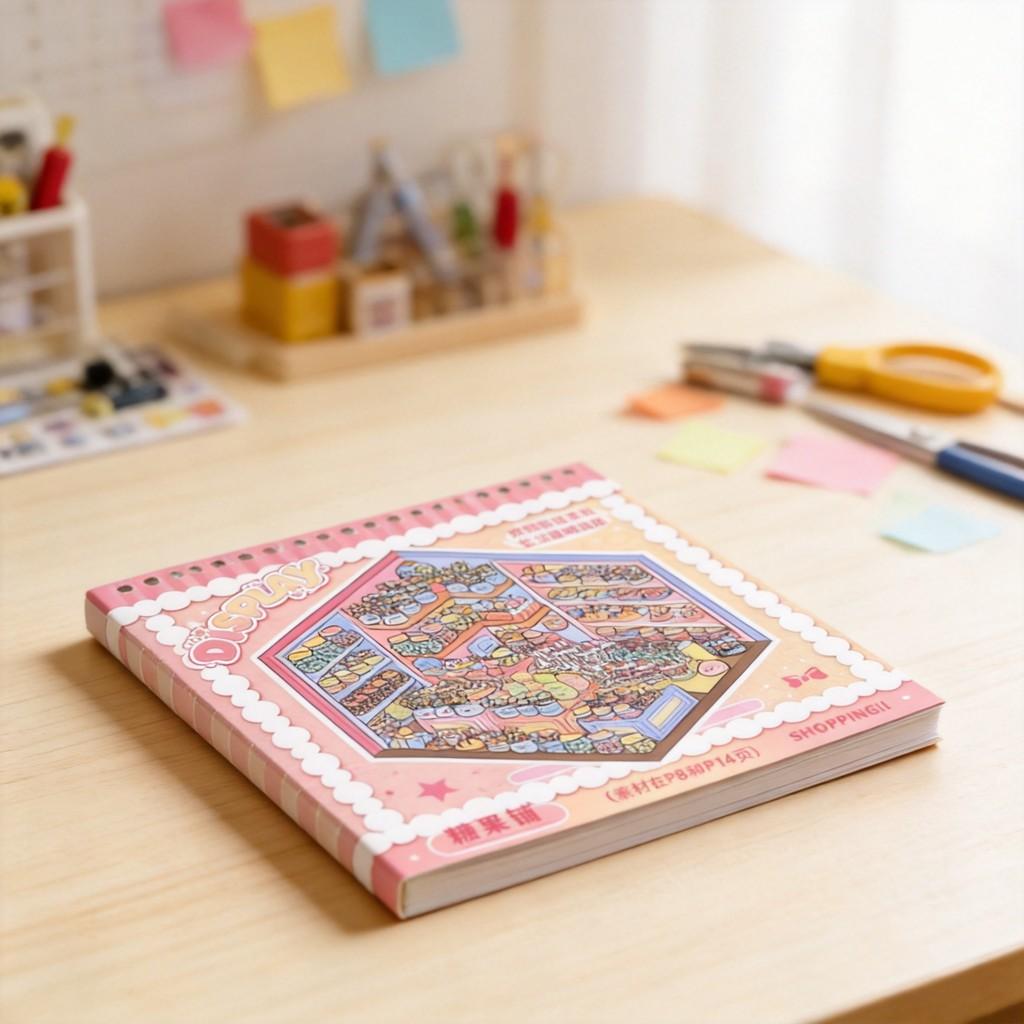 Artist Model Kit With 3d Miniature Scene Stickers For Diy Crafts And Gift Giving