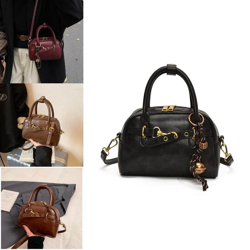 Chic Urban Simple Design Pu Leather Small Square Tote Bag For Everyday Use