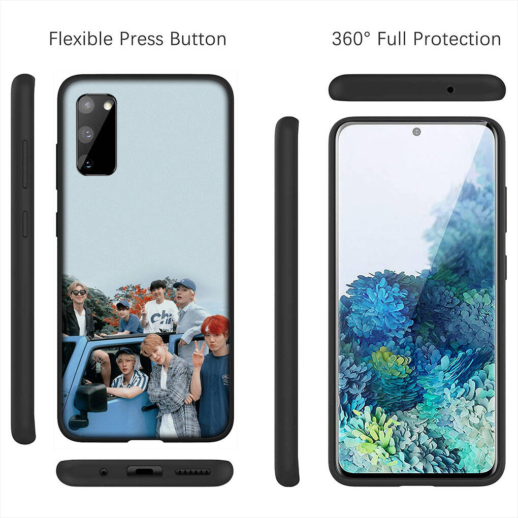 Cover for iPhone 17 16 15 Xiaomi Poco X7 Redmi Note 14 13 12 11 Pro Max 16e Samsung Galaxy S25 S24 S23 OPPO Huawei Jeonkook SUGA Jin J Hope Phone Case