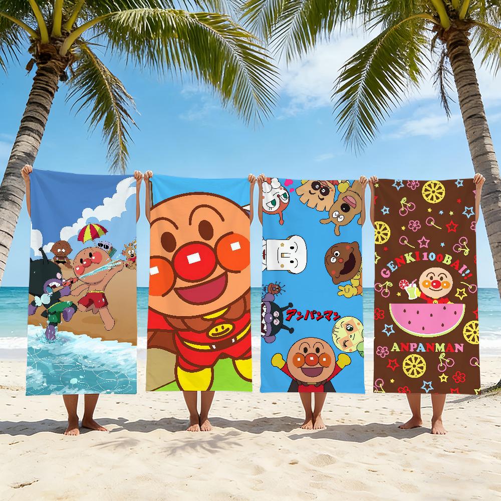 Book Towel Beach Shower Bath  A-Anpanman  Travel Lightweight Skin Friendly for Pool Camping Cruise Summer