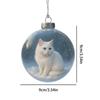 Christmas Tree Ball Ornaments 3D Cat Ball Holiday Decoration Christmas Tree Decorations For Home Decorators Festival Planners