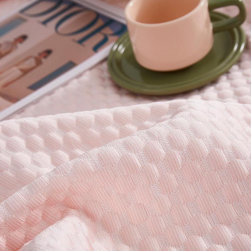 3D Bean Ice Silk Cool Massage Mat - Summer Bed Sheet & Skirt Style for Relaxation and Comfort