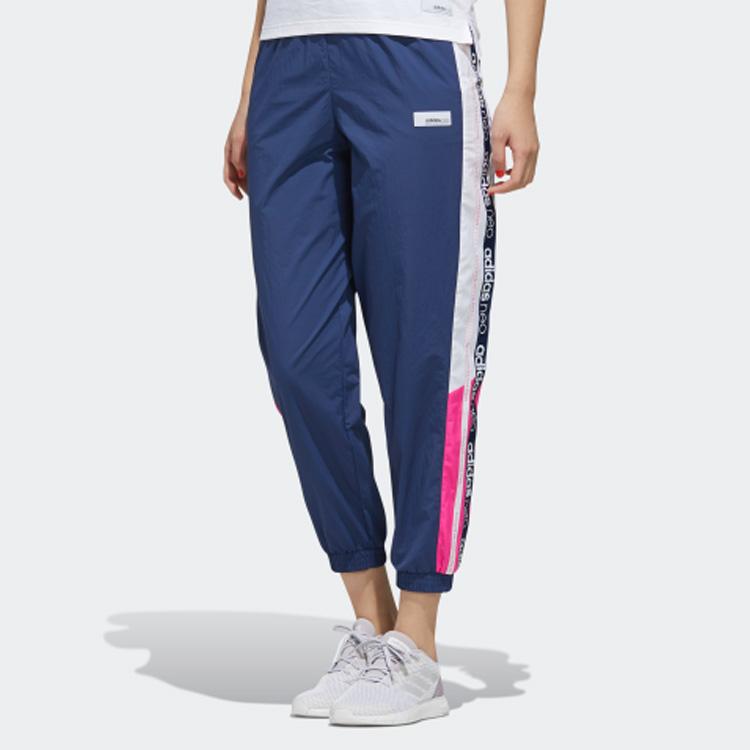 adidas Calça Jogger de Tricô com Cordão e Estampa de Logo Neo Label Feminina Azul Tech FN6546