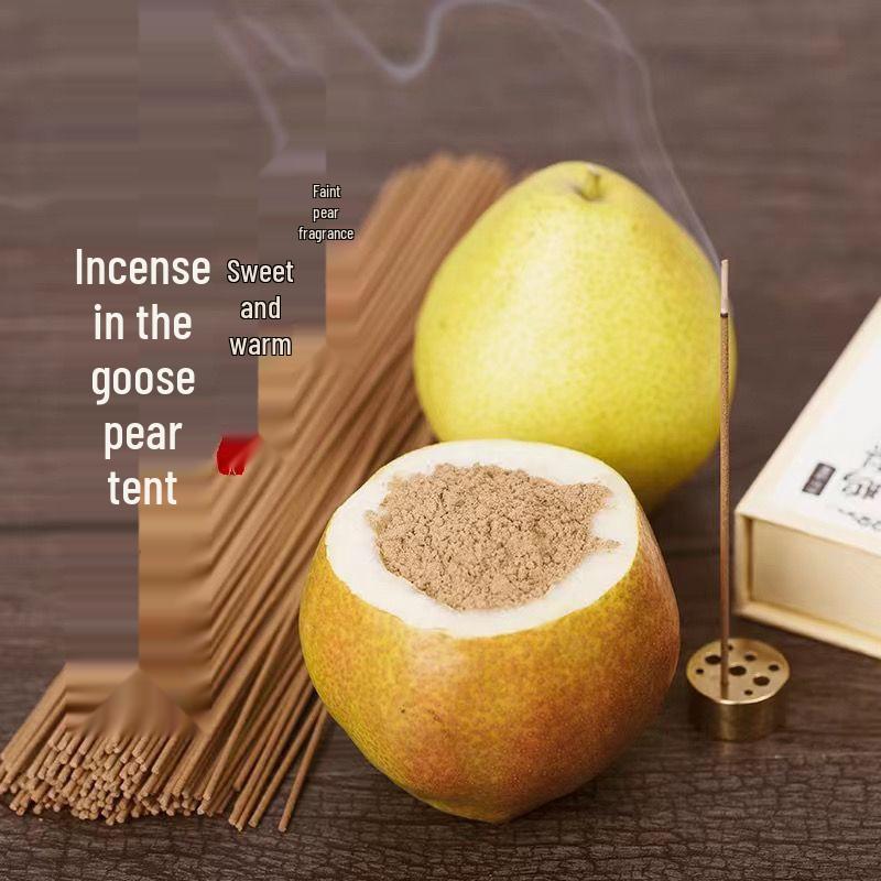Authentic Goose Pear Tent Natural Pine Incense: Lightly Fragrant, Odor-Removing, Elegant Home Aroma