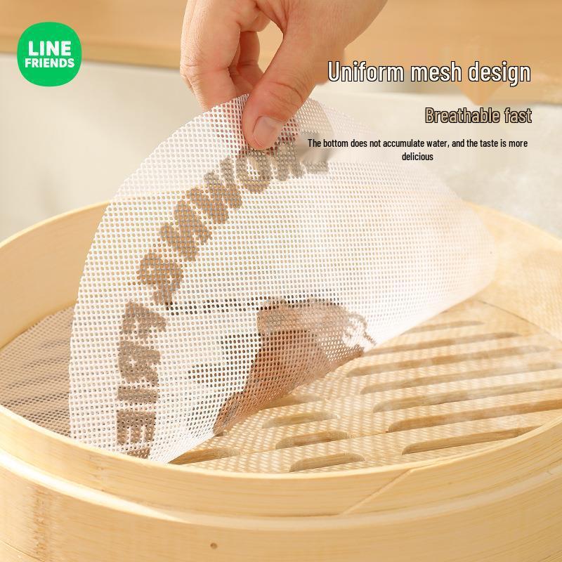 Cute Cartoon Steamer: Non-Stick, Food-Grade Silicone Bun and Baking Mat