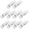 10 Pcs Compact Metal Tape Measure Holder Convex Clip For Wall Tool Bag Reusable Tape Measure Clip Fastener For Pants Tool Pouch