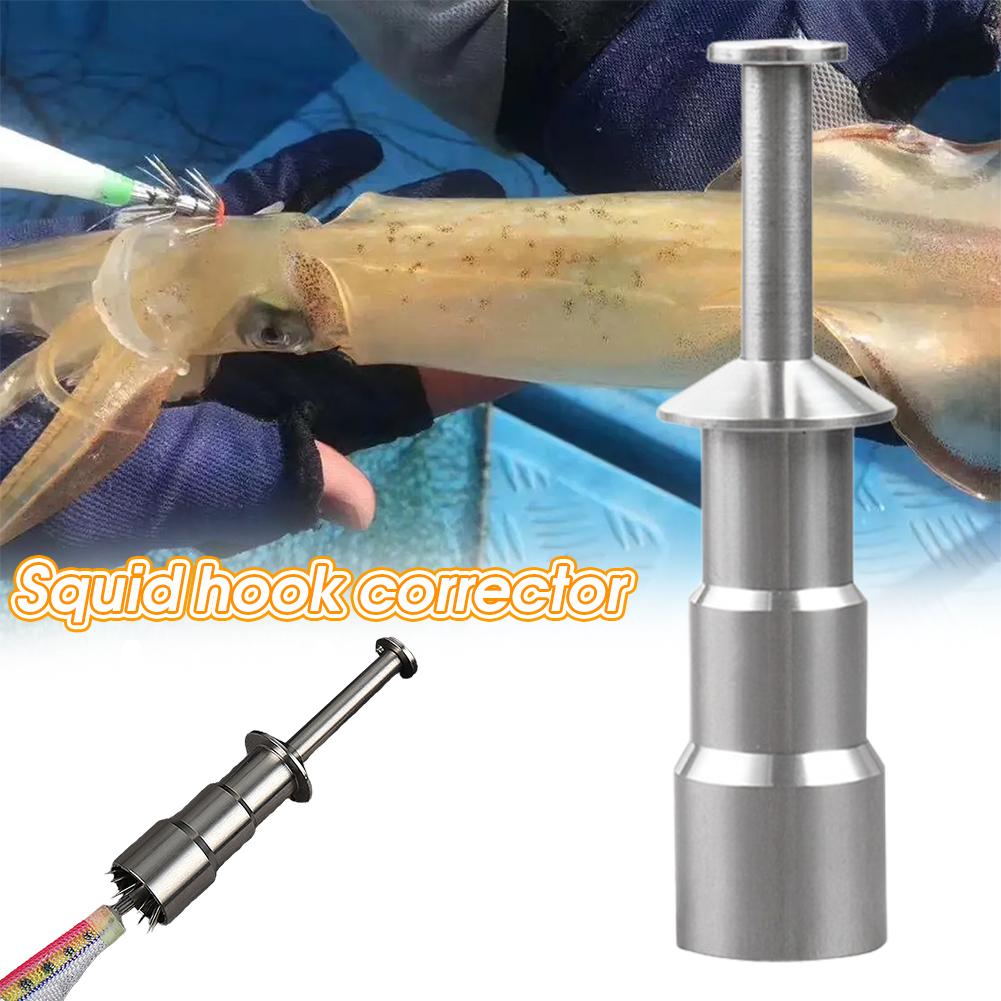 Stainless Steel Squid Hook Correction Tool Squid Hook Repair Hook Straightening Tool Fishing Accessories