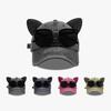 Cat Ears Aviator Glasses Baseball Cap Sunglasses Ductongue Cap Washed Bacto The Cap Street Hiphop Cap Sunscreen Sun Hat