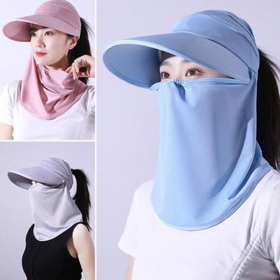 Casquette de Soleil Masque Extérieur Amovible pour Femme