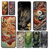 Chinoiserie Loong Blume Drache Handyhülle Für Oneplus 13R 13 12R 11 10T 10R Nord N100 N200 N10 10 9 9R 9RT CE 3 2 Pro Weiches TPU