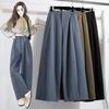 DIMANAF 2026 Summer New Plus Size Women High Waist Wide Leg Pants Loose Casual Trousers