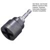Adattatore per Cricchetto Rivestimento Antiruggine Antiscivolo Ergonomia Elettrico Manuale Bussola Forgiata Strumento di Posizionamento Rapido a Perno