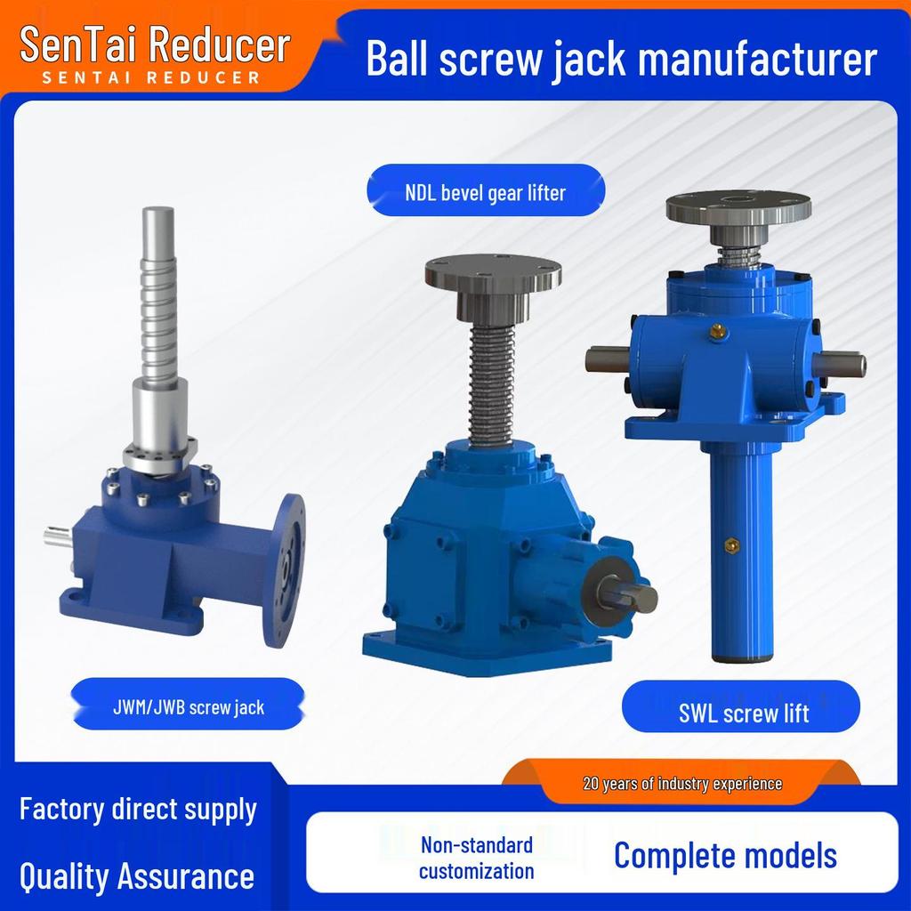 JWMSWL Manivelă Electrică Verticală Oțel Inoxidabil Angrenaj Melcat Șurub Trapezoidal Mecanism de Ridicare