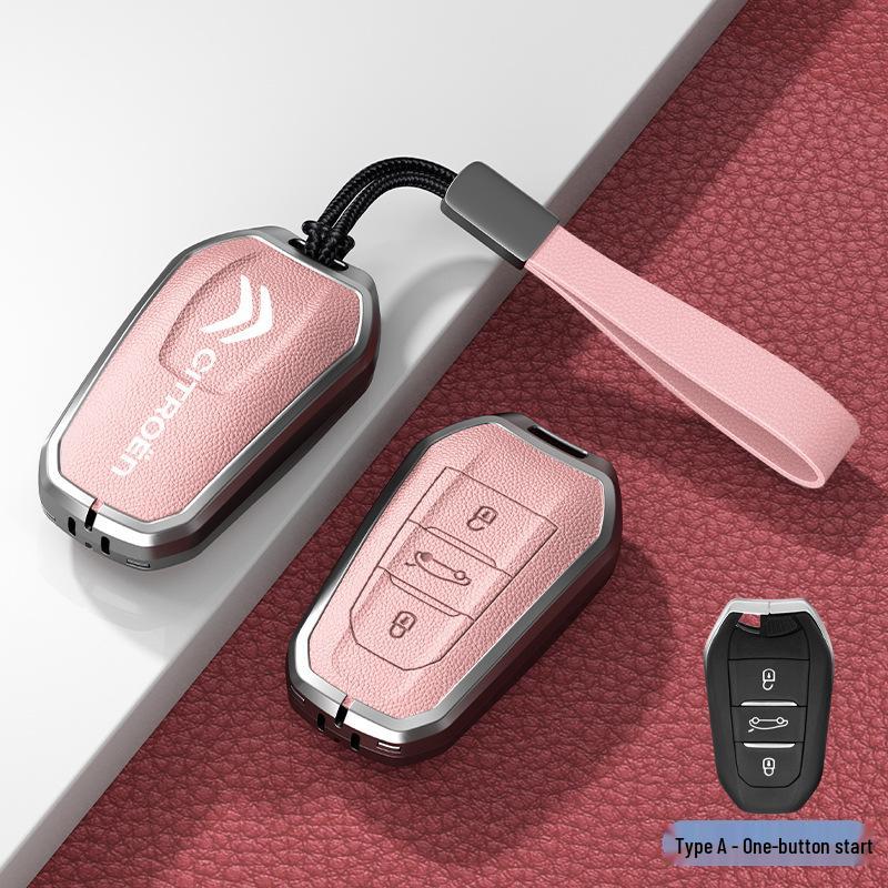 Car Key Cover & Buckle for Citroen C3XR, C4L, Tianyi, C5, C4 Sega, Elysee, C6 Models