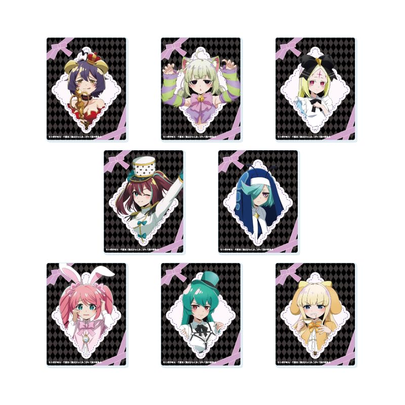 Тоска по Волшебнице 02 [Оригинальная Иллюстрация] Полный Набор Акриловых Карточек (Коробка из 8 шт.)