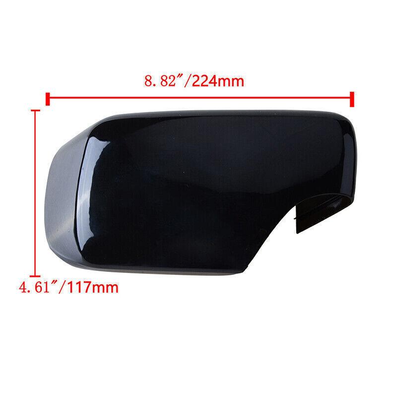 Right Gloss Black Door Side Mirror Cover Cap for BMW E46 325 330i 330xi 98~2005