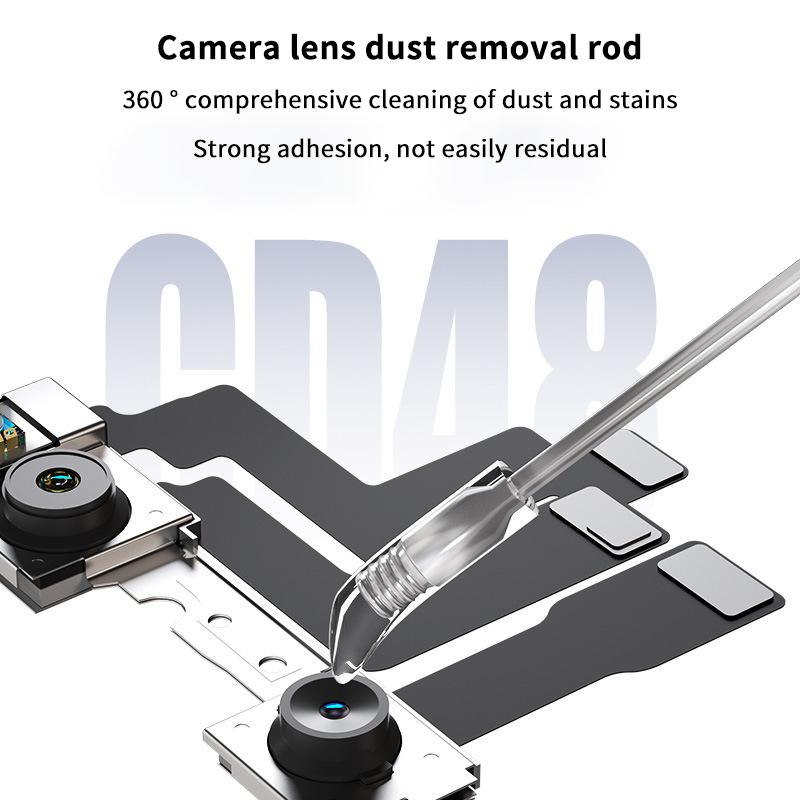 48 Stück/Box Harz Synthetischer Stift Kamera Tragbares Objektivreiniger Staub Fingerabdruckentfernung Für Telefon Kameraobjektiv Reinigungswerkzeug