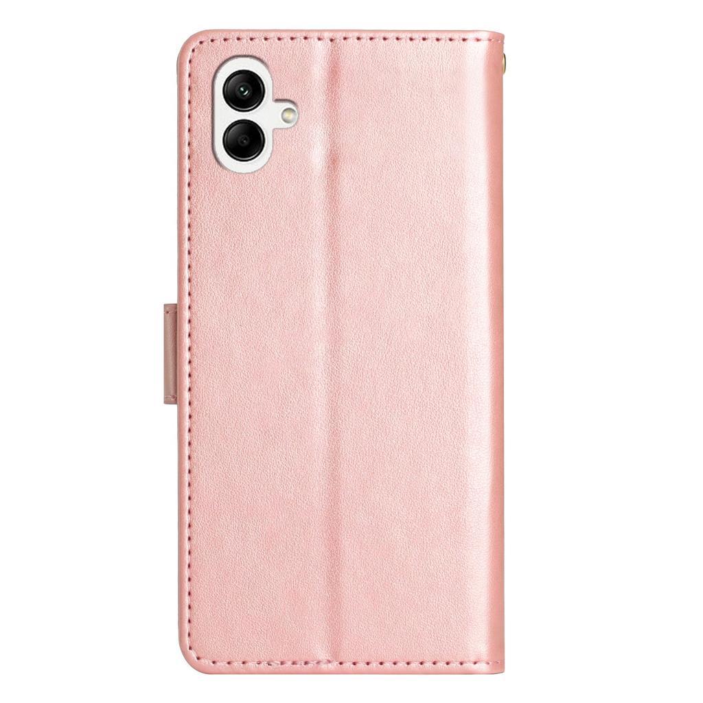 For Samsung Galaxy A06 4G Case PU Leather Phone Wallet Cover with Strap