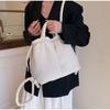 Einfache Nyl-Tragetasche Leichte Tragetasche Daunen gefüllt Stilvolle Umhängetasche Pendler Schulrucksack Reise Damen Crossbody-Tasche