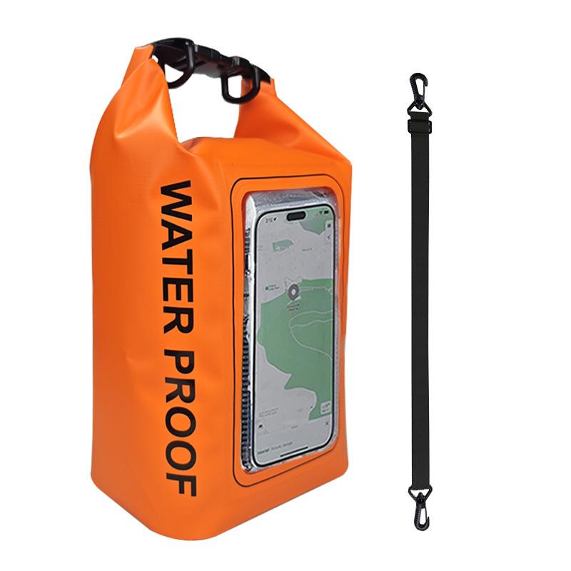 Large Capacity 2L/5L Waterproof Touchscreen Bag for Outdoor Swimming & Mobile Phone Protection