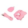 Dog Harness Leash Cute Bow Rhinestone Decoration Breathable Adjustable Pet Vest Traction Rope Set for Small Dogs Cats Pink
