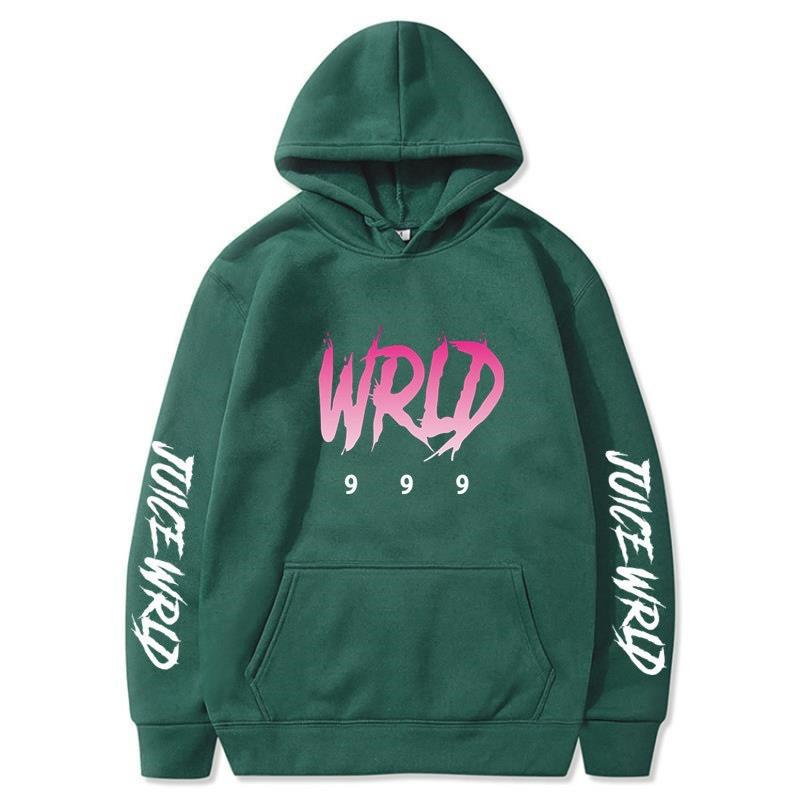 New hot sweater singer juice wrld print street popular men's and women's autumn and winter hoodie