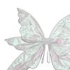 Fairy Wing Costume Dress up Photo Prop Girls Women Angel for Party Carnival 60cmx50cm Argent