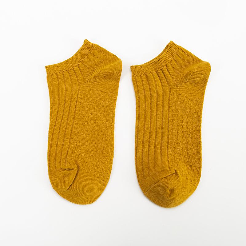 Socks Men's Business and Leisure Spring and Summer Combed Cotton Socks Sweat and Anti-odour Sports Low Invisible Socks