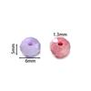 40pcs 6mm Glass Faceted Flat Round Beads Loose Spacer Beads for DIY Craft Necklace Bracelet Jewelry Making Accessories