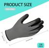 OLA 120 Pair Gardening Gloves for Men Women, Breathable Rubber Coated Garden Gloves Working Gloves for Gardening,